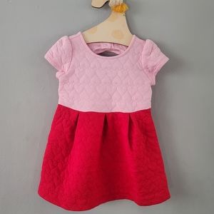 New Janie & Jack Girls Forever Valentine Quilted Dress